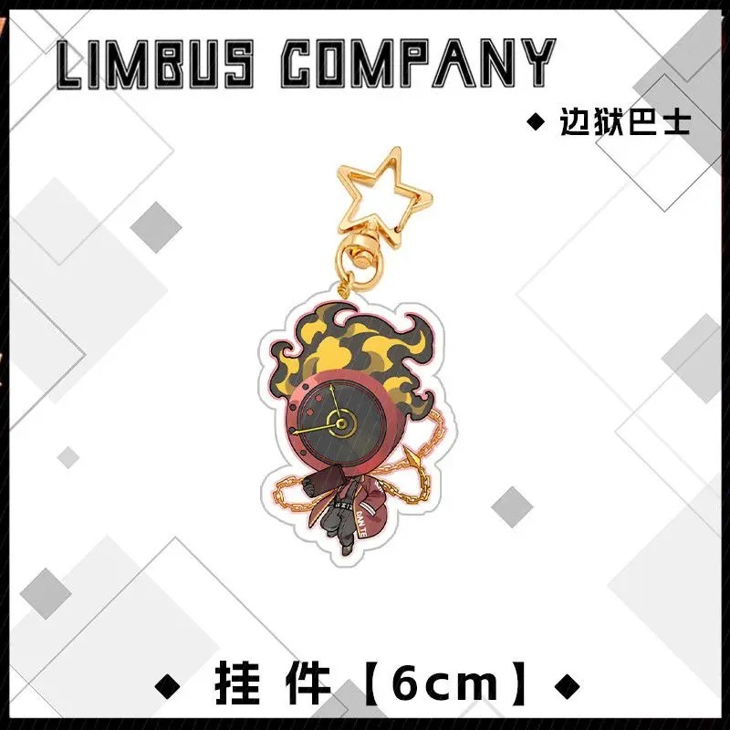 Móc khóa anime Limbus Company Don Quixote Ishmael Faust Outis Dante mô hình mica acrylic trang trí b