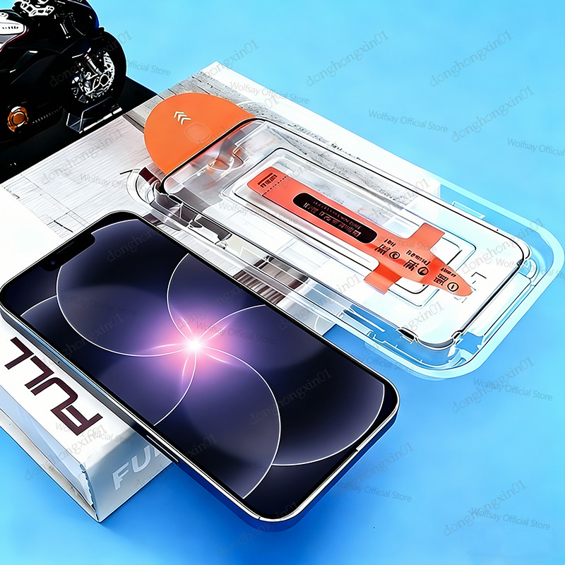 1 / 2 Không Bụi Dễ Dàng Lắp Đặt Kính Cho iPhone 17e 16e Bảo Vệ Màn Hình Cho apple iPhone 17e Kính Cư