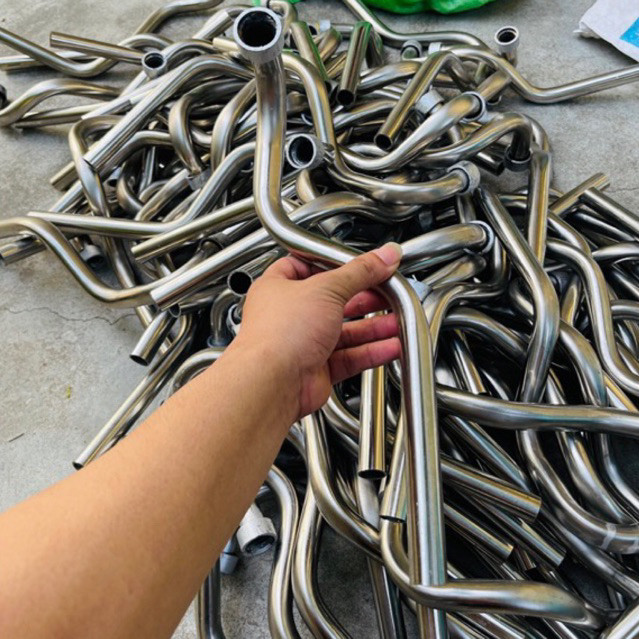 Cổ Bô Inox 304 (Size Zin ) Gắn Wave A110/Wave S110/RSX 110/Blead 110. Đẹp