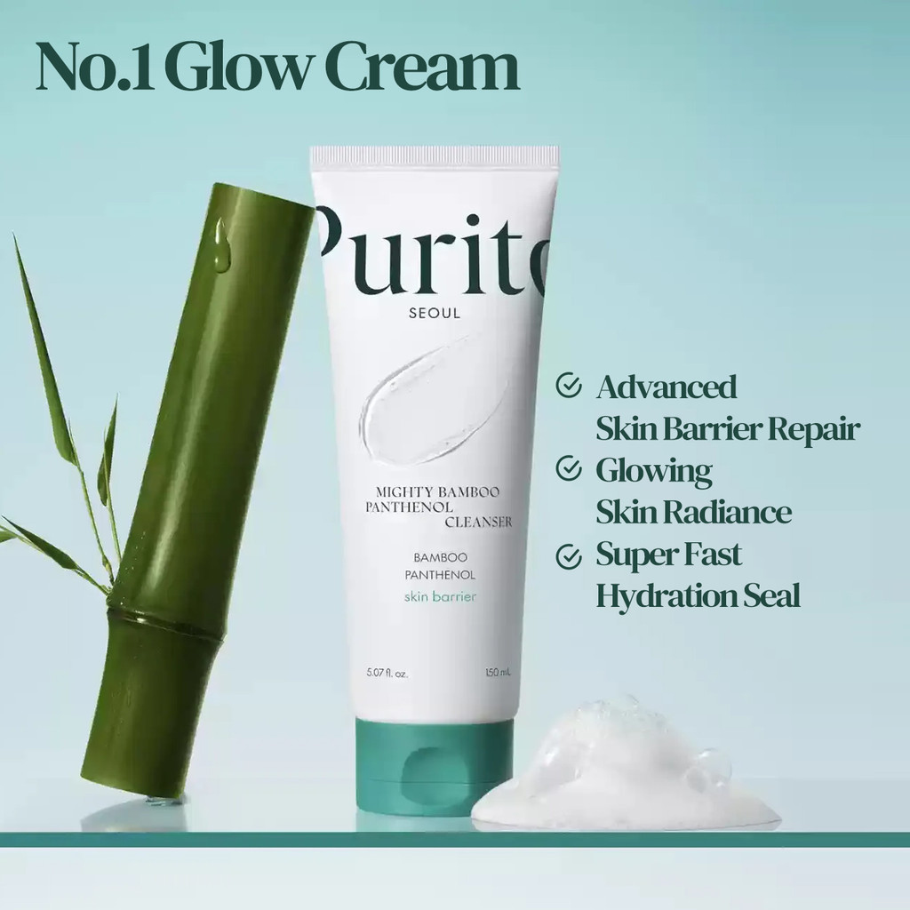【NEW】PURITO Bamboo Panthenol Therapy Cream 100ml | Intensive Recovery Moisturizer | With Bamboo Extr