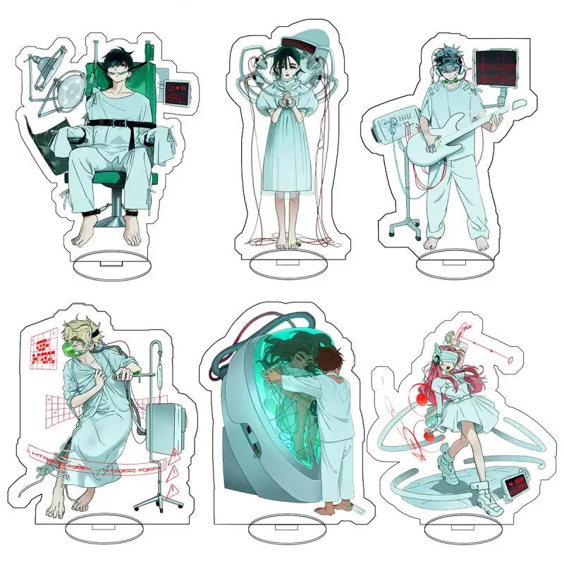 Standee Alien Stage ALNST mô hình mica Acrylic nhân vật Ivan Till Luka Mizi Sua Hyuna trang trí bàn 