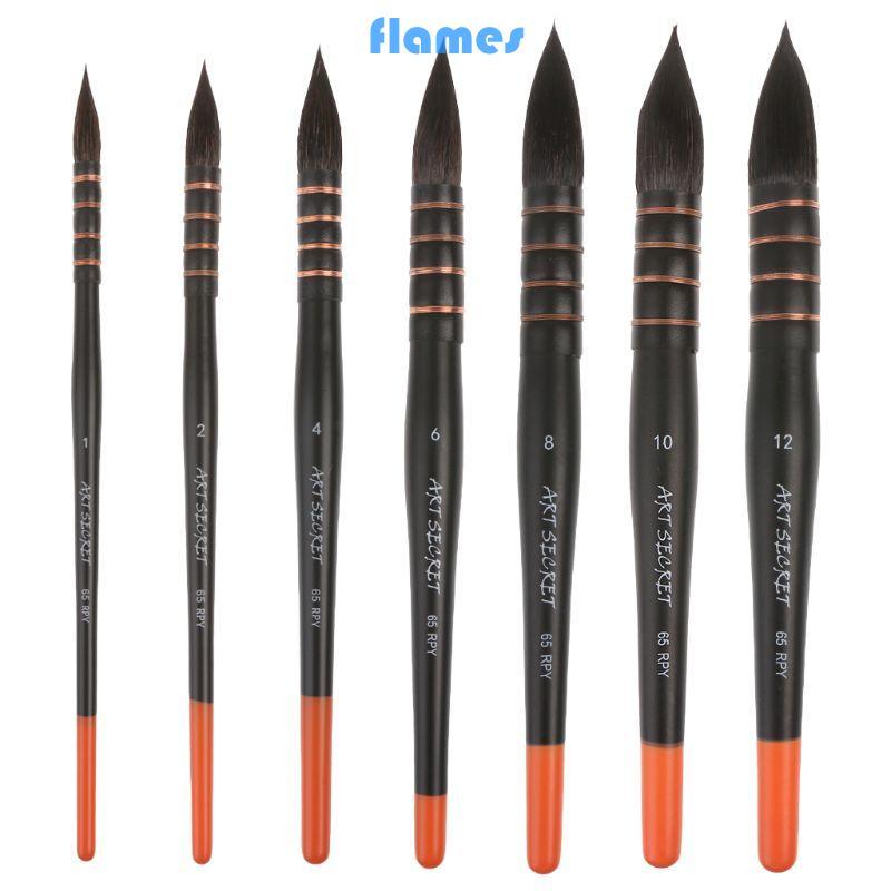 FL Tay Cầm Sóc Tóc Nghệ Thuật Sơn Màu Nước Bàn Chải Đồ Dùng Nghệ Thuật Paintin