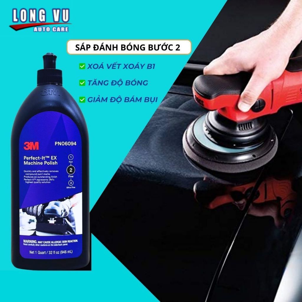 Dung dịch đánh bóng bước 2 3M - PN06094 Perfect-It(TM) EX Machine Polish