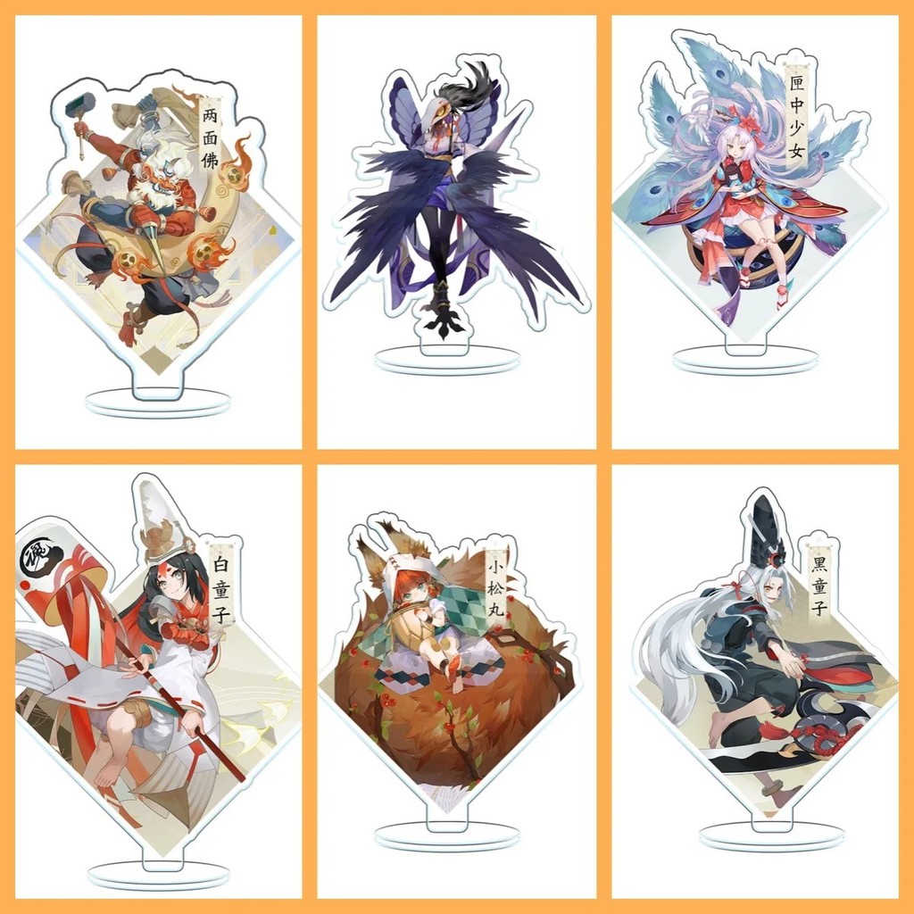 Standee Âm Dương Sư Onmyoji mô hình Acrylic mica trang trí bàn học decor nhân vật game anime cực đẹp