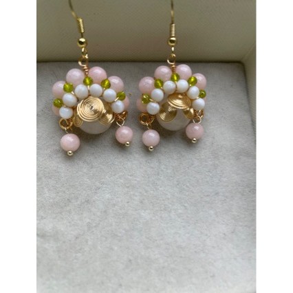 Bông Tai Handmade Cuộn Dây Phong Cách Trung Hoa và Peking Opera - AOHR