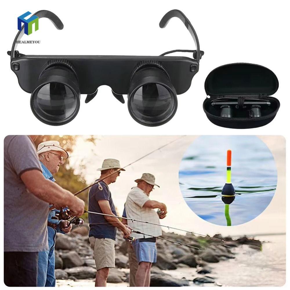 Ống nhòm câu cá HEALMEYOU - Kính viễn vọng hai mắt, zoom 3x, độ phân giải cao, dễ dàng mang theo
