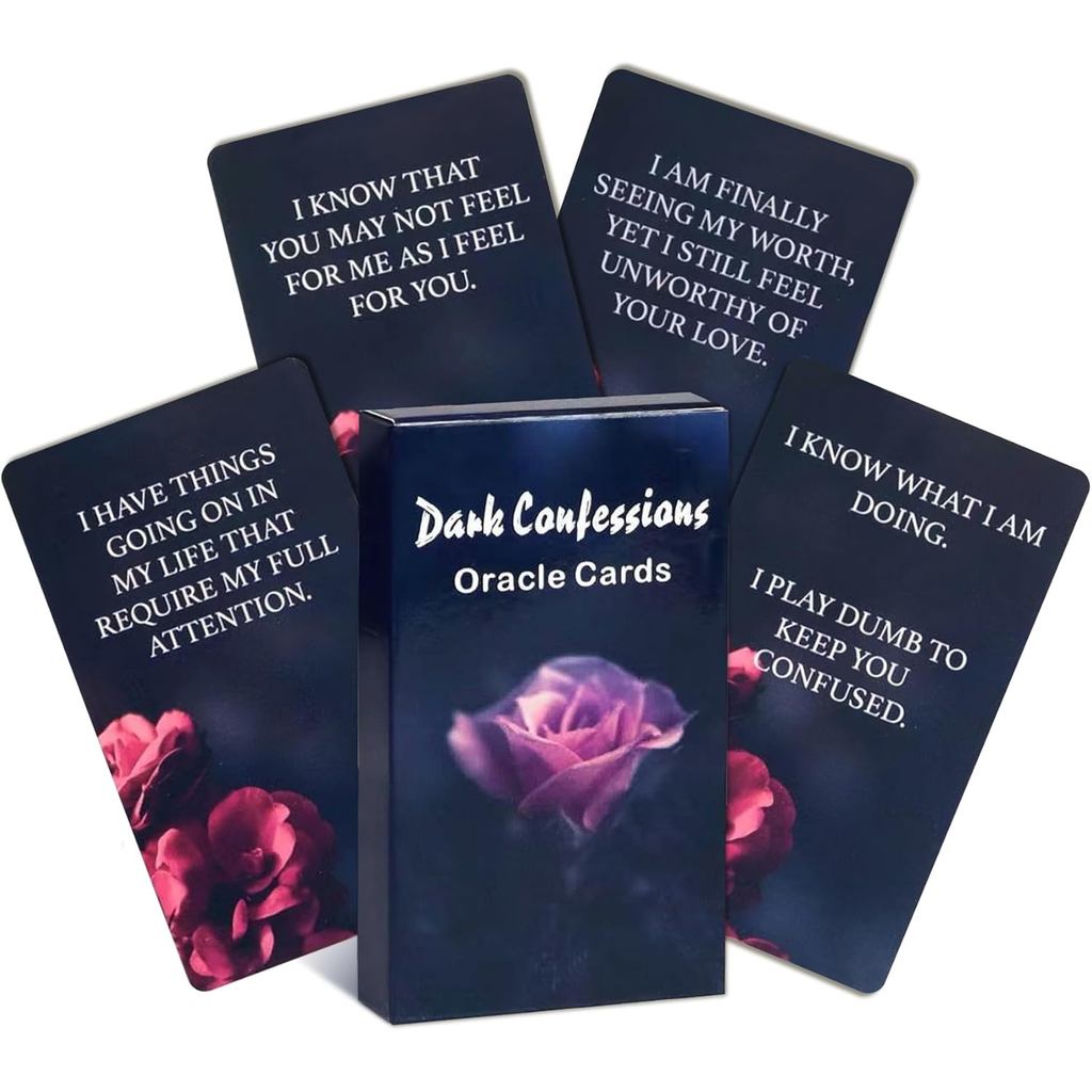 Knana Dark Confessions Oracle Cards Message Oracle Deck, Oracle Cards dành cho người mới bắt đầu, Ro
