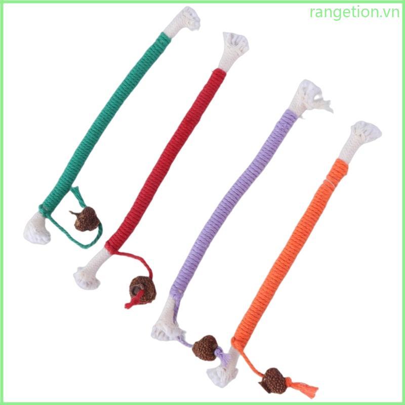 RAN Thú Cưng Dây Cotton Đồ Chơi Đau Kẹo Cao Su Sạch Mọc Răng Đồ Chơi Cho Chó Mèo Nibble