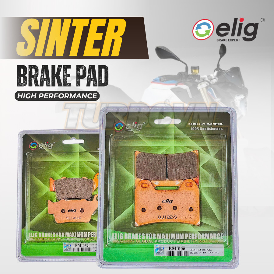 BỐ THẮNG ELIG SINTER BMW F800R 2015-2020 ( T-006, S-082 )