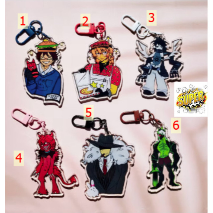 Móc khoá Forsaken Keychain,Acrylic Keychain | 1x1x1x1,Two Time,Elliot,007n7,C00lkidd,Mafioso