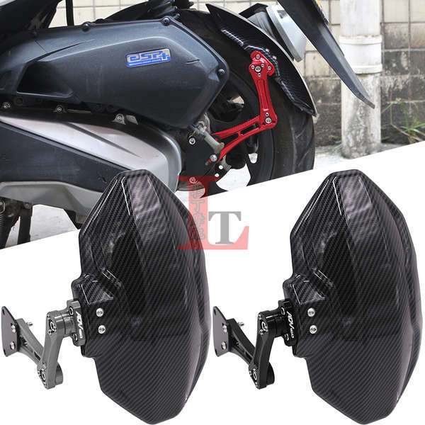 Thích Hợp Cho Xe Honda ADV160 ADV150 Sửa Đổi Phía Sau Chắn Bùn Hợp Kim Nhôm Họa Tiết Sợi Carbon Phía