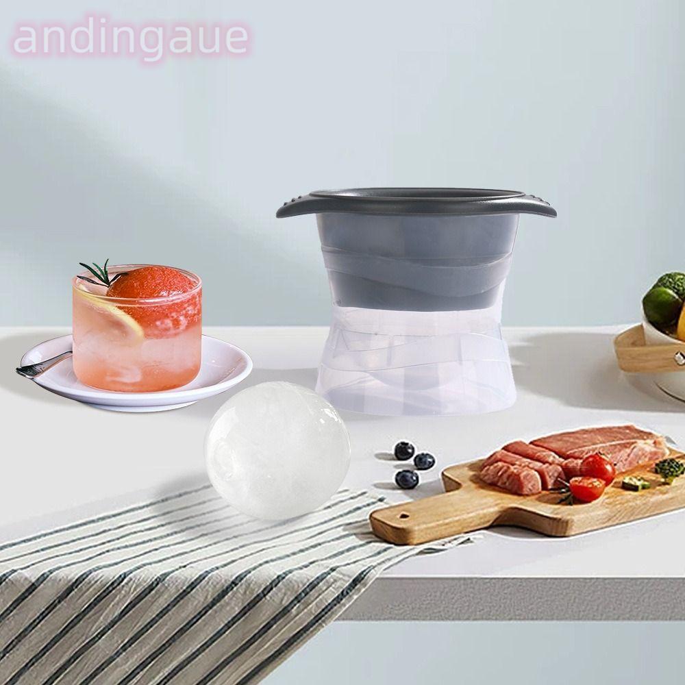 Khuôn làm đá viên ANDIN, Máy làm đá tròn đa chức năng, Dụng cụ nhà bếp Máy làm đá viên silicon