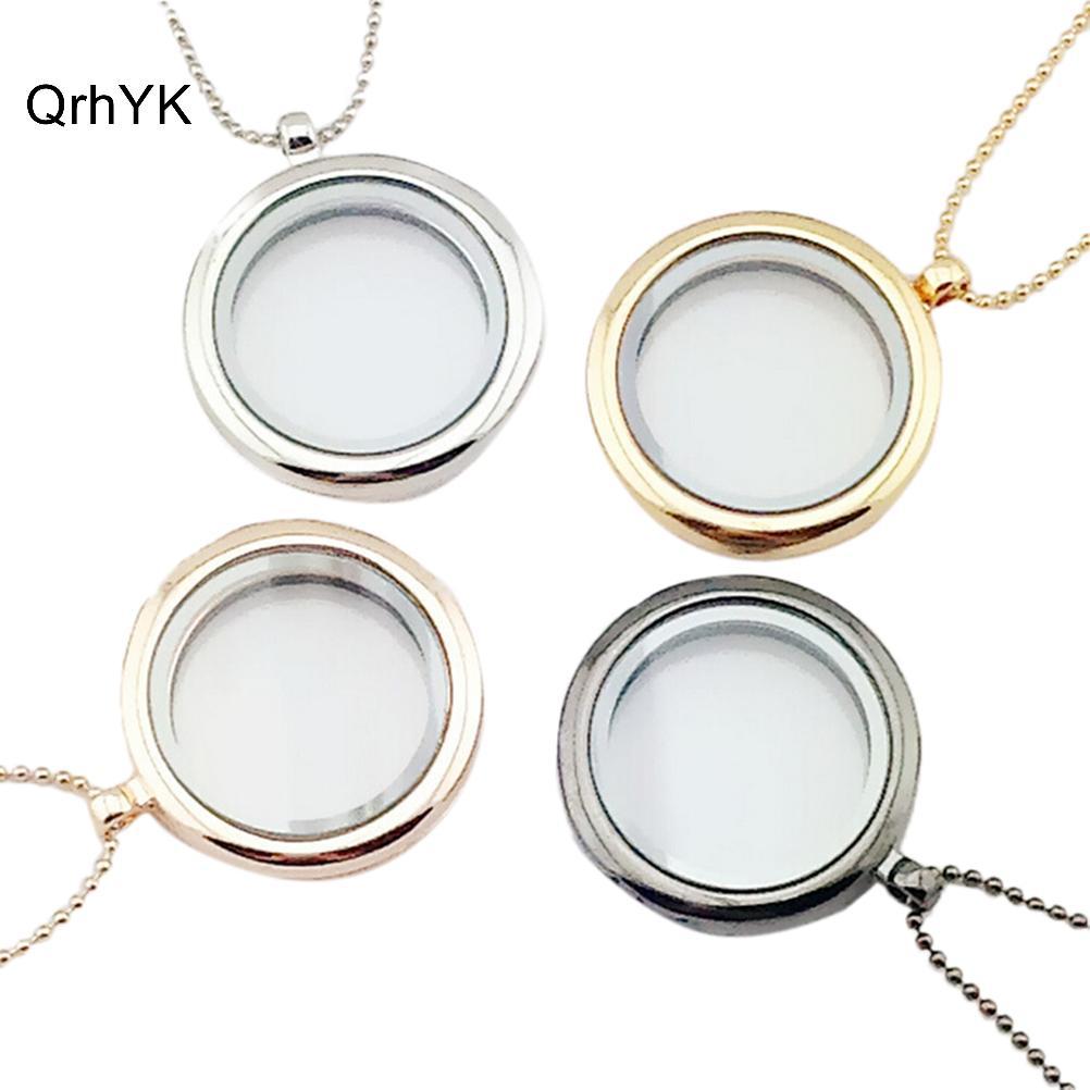 Đáy chuyền kính tròn locket thời trang