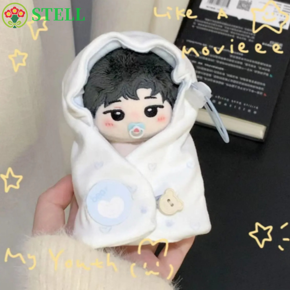 STELL 10Cm Quần Áo Búp Bê, Chăn Nhỏ Túi Ngủ Búp Bê Cotton 10Cm Quần Áo Quấn, Quần Áo DIY Đầm Búp Bê 