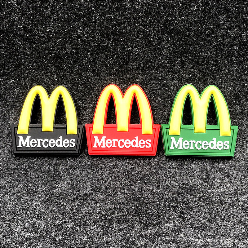 Mercedes-Benz Mercedes-Benz Sửa Đổi Logo Mercedes-Benz M Đuôi Xe Logo Chống Va Chạm Miếng Dán Xe Hơi