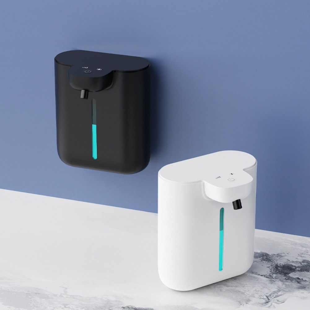 Auto Soap Dispenser 500ml Capacity Four Dosage Settings Saves Counter Space