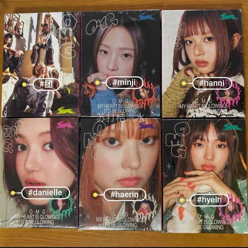 NewJeans cá voi OMG album ditto hoàn toàn mới chưa tháo dỡ sản phẩm chính hãng