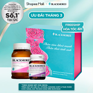 Blackmores Set quà tặng 3: Thâm tâm khoẻ mạnh - Thần thái tinh anh (Hoa anh thảo & Ginkgoforte)