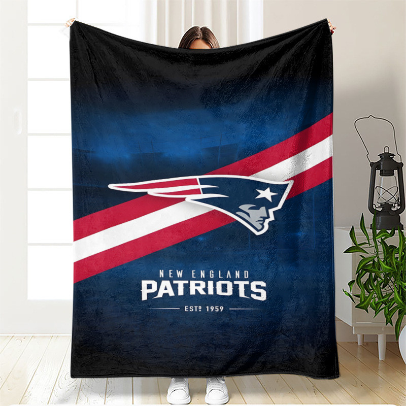 NFL Super Bowl American Rugby Team logo Flannel Chăn Chăn DIY Sofa Bao Chăn