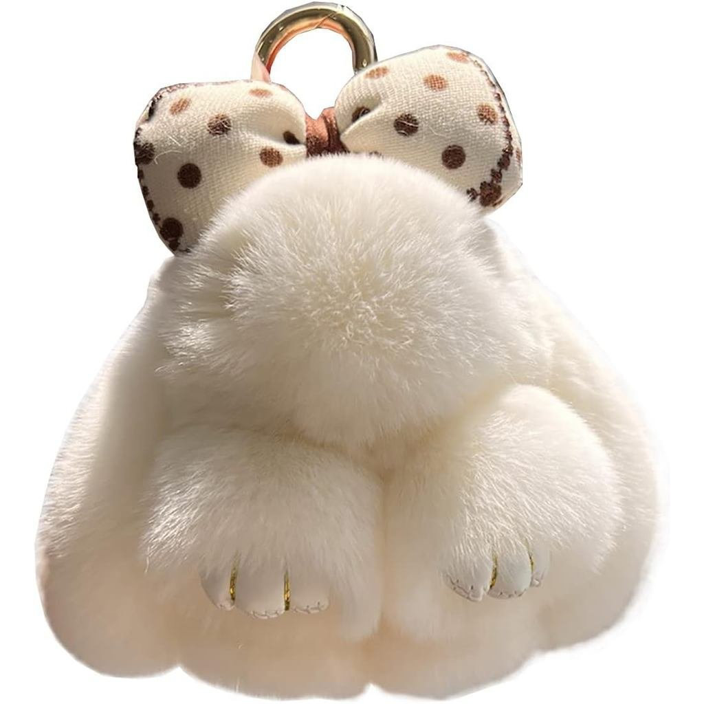 Mềm Lông Tơ Thỏ Móc Khóa Dễ Thương Sang Trọng Thỏ Móc Khóa Sang Trọng Thỏ Móc Khóa Nhẫn Lông Thú Giả