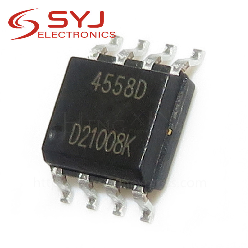 100 Cái / lốc JRC4558D NJM4558D 4558D SOP-8 Còn Hàng