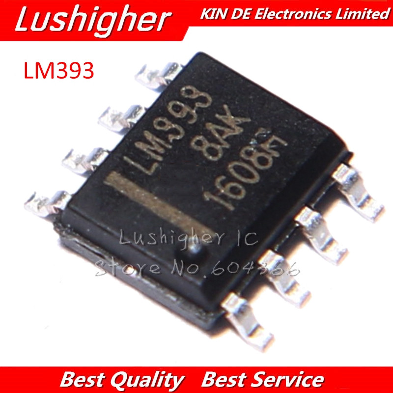 20 Chiếc LM393 SOP8 LM393DR SOP SMD Khuếch Đại Mới Ban Đầu IC Miễn Phí Vận Chuyển