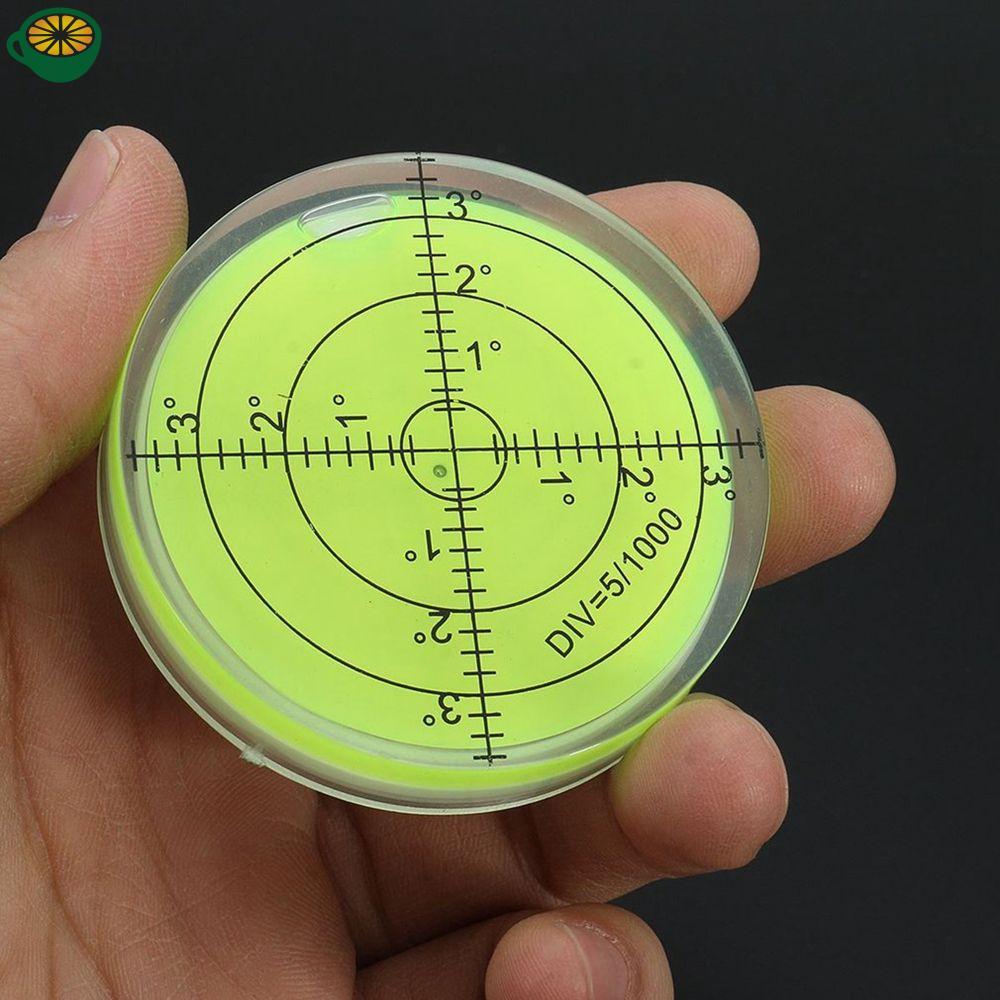 BAGUO Spirit Level 32mm Bulls Eye Bubble Degree Mark Dụng cụ đo tròn có độ chính xác cao