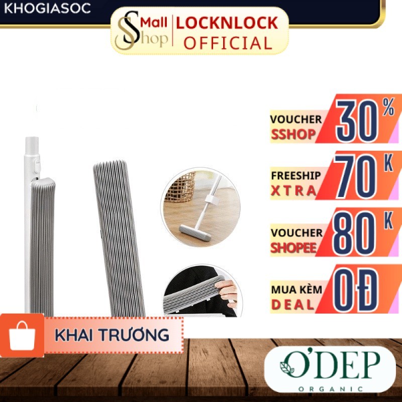 Đầu cây lau nhà LocknLock ETM481RFL dùng cho cây lau nhà ETM481, Mặt Xốp Sợi PVA thấm hút tôt  MALL 