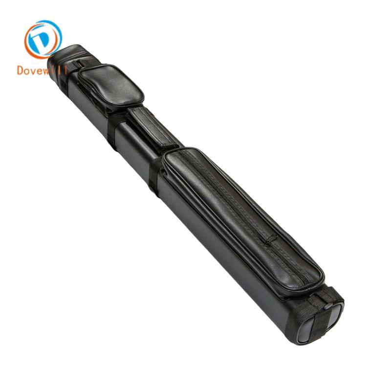 Dovewill Pool Cues Case 5 lỗ Da PU di động có dây kéo Bida Pool Cue Bag