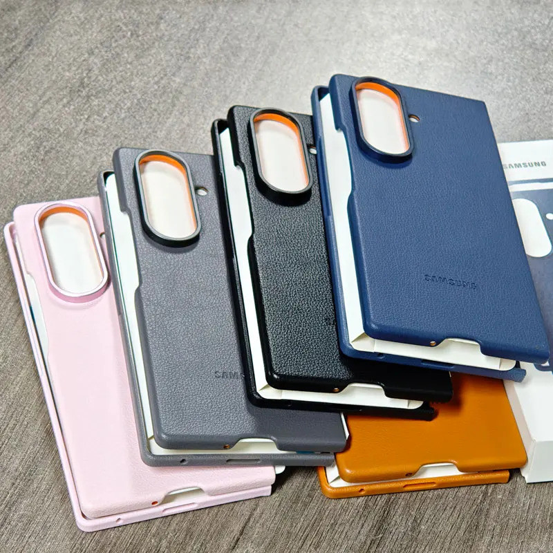 Ốp từ tính sang trọng cho SAMSUNG Galaxy Z Fold 7 Fold7 Ốp điện thoại chống sốc Eco Leather Cover z 