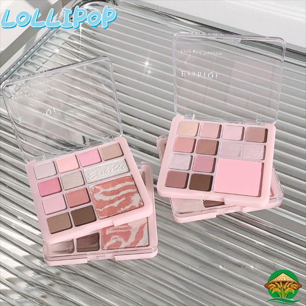 Bảng phấn mắt LOLLIPOP, Bảng phấn mắt mờ có thể pha trộn màu Nude, Công cụ trang điểm mắt lâu trôi 1