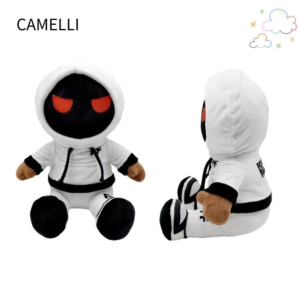 CAMELLI Anime Plushie Toy, Mềm Mại Với Áo Trắng Foltyn Family Plush Doll, 25cm Roblox Đồ chơi nhồi b