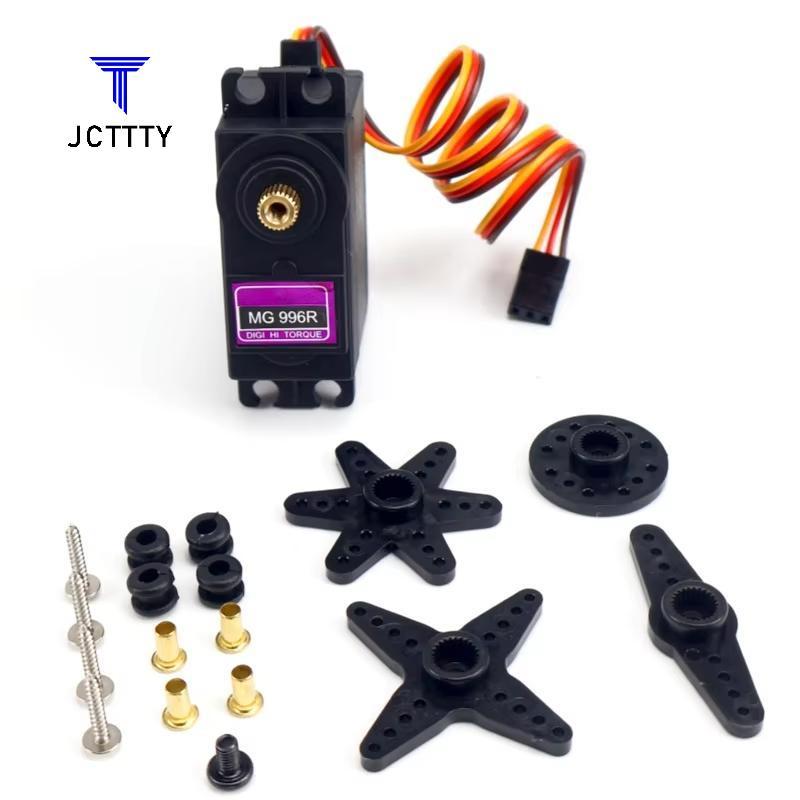 Ketchup 1 Bộ 180 / 360 Độ Mô Hình Kỹ Thuật Số Máy Bay Xe Robot Tay Lái servo SG90 MG996R Kim Loại Ti