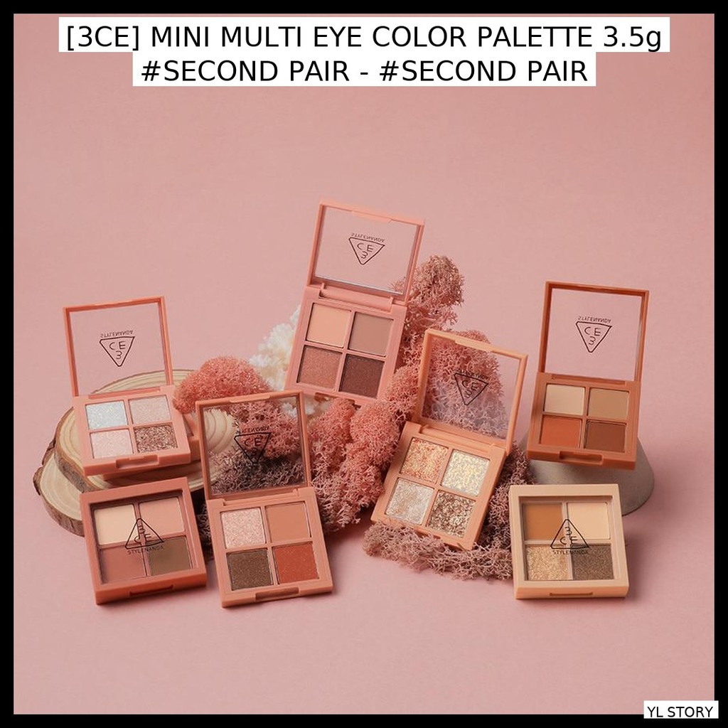 [3CE] PALETTE MÀU ĐA MẮT MINI 3.5g #SECOND TÓC - #SECOND PAIR / Sắc thái đa năng, Co by YL STORY