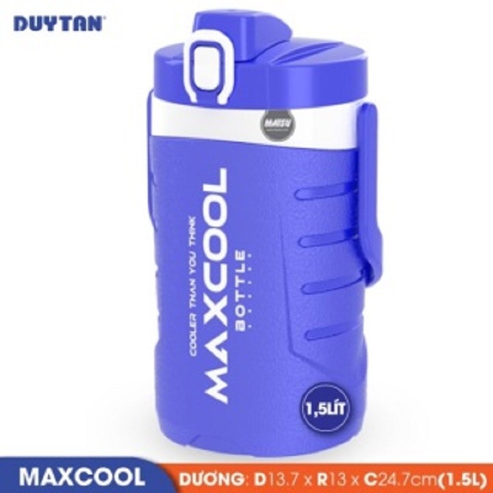[BÌNH 1,5 LÍT] BÌNH GIỮ NHIỆT DUY TÂN MAXCOOL 1 L.5 LÍT - BÌNH ĐÁ ĐI LÀM - CA ĐÁ - BÌNH ĐÁ 1.5 LÍT N