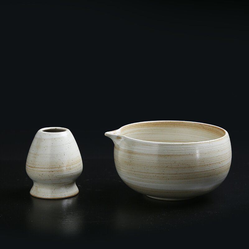 Bộ 2 Món Matcha Bát Matcha Có Vòi Trà Đánh Giá Đứng Matcha Bàn Chải chawan chawan chasen Phong Cách 
