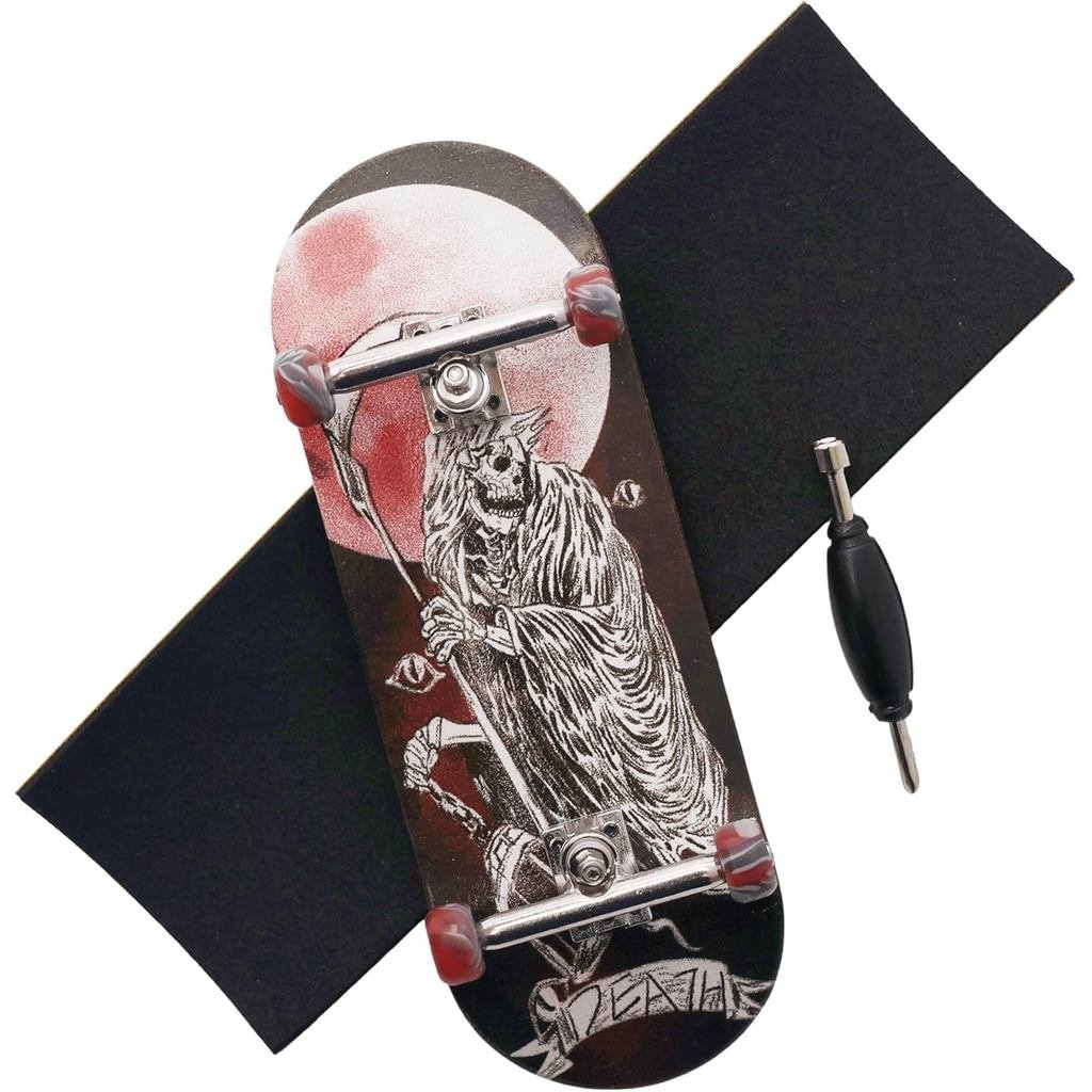 Pro Fingerboard 34mm Bảng Gỗ Chuyên Nghiệp Ngón Tay Ván Trượt Xe Tải Bánh Xe Xoay CNC (Chết)