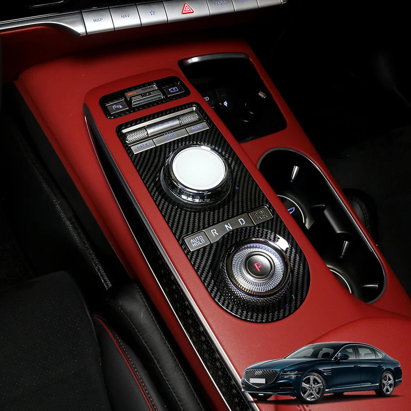 Dành Cho Genesis GV70 2022-2025 Bảng Điều Khiển Trung Tâm Bánh Răng Dịch Chuyển Bao Điều Khiển Trung