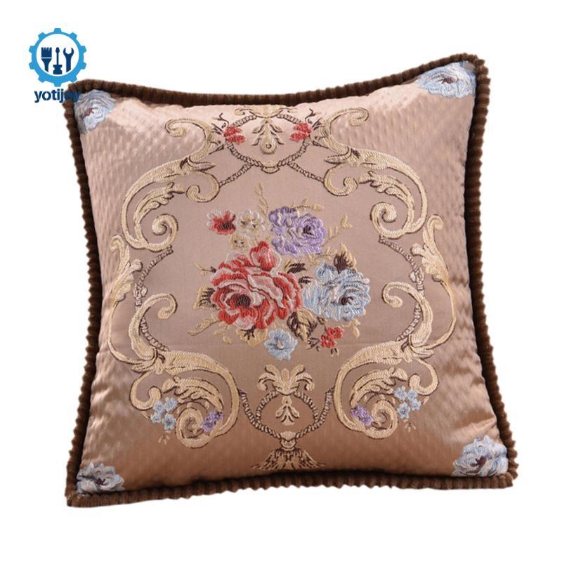 Vỏ đệm Jacquard Vỏ bọc Sofa hoa & gối ngủ Vỏ vải Jacquard