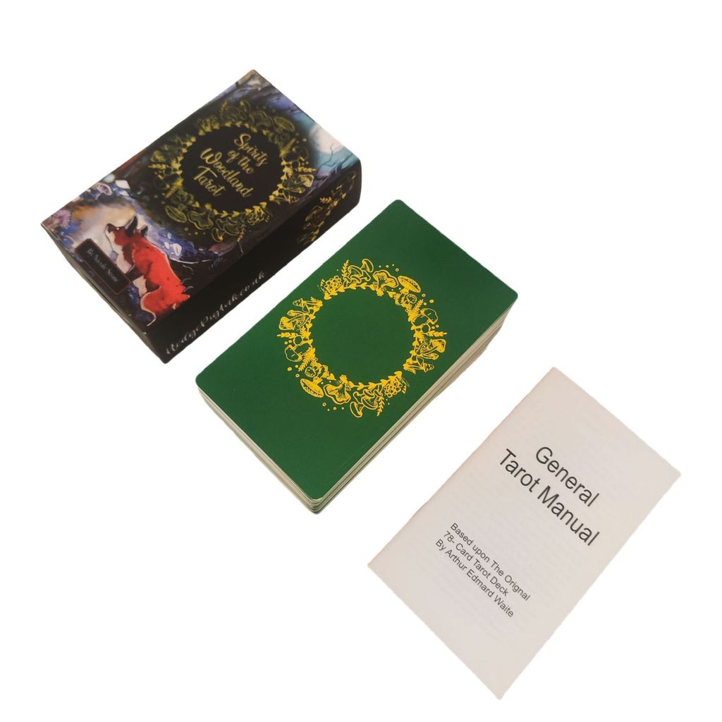 [Hàng có sẵn] 12x7cm Spirits of The Woodland Tarot English Board Game Card Game Spirits of The Woodl