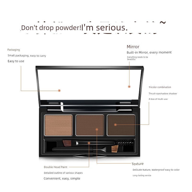 Xương sau Spenny Spenny Không dễ nhòe Bột lông mày