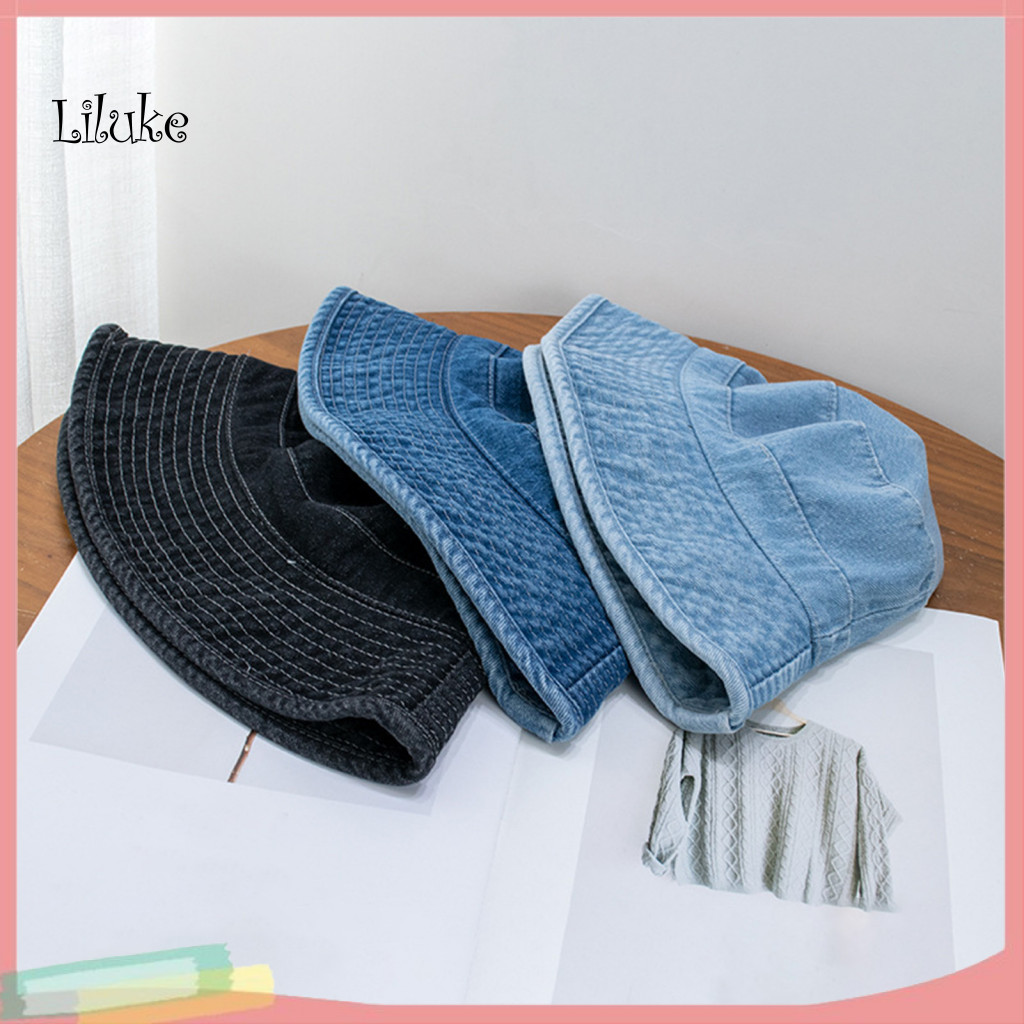 Mũ Denim thoải mái LK Chống tia cực tím