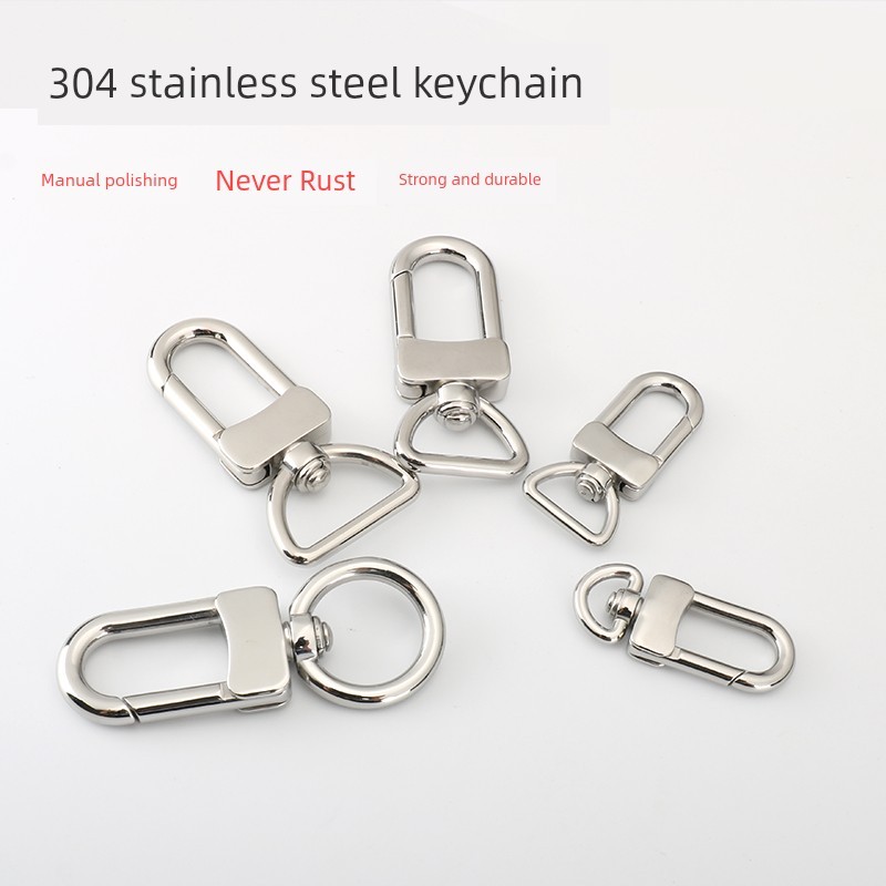 móc khoá ngựa móc khoá tết Móc chìa khóa ô tô bằng thép không gỉ 304 đánh bóng cho nam cao cấp BMW A