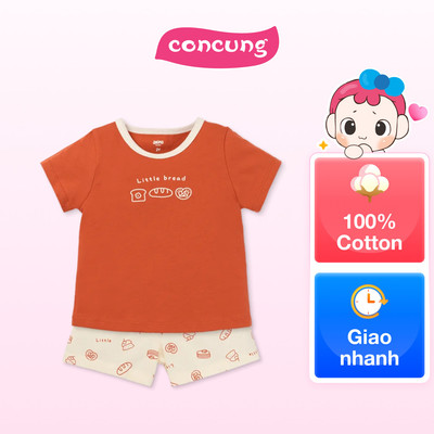 Bộ bé gái ngắn Animo Easy LU0825065 (3Y,Đỏ,TT01)
