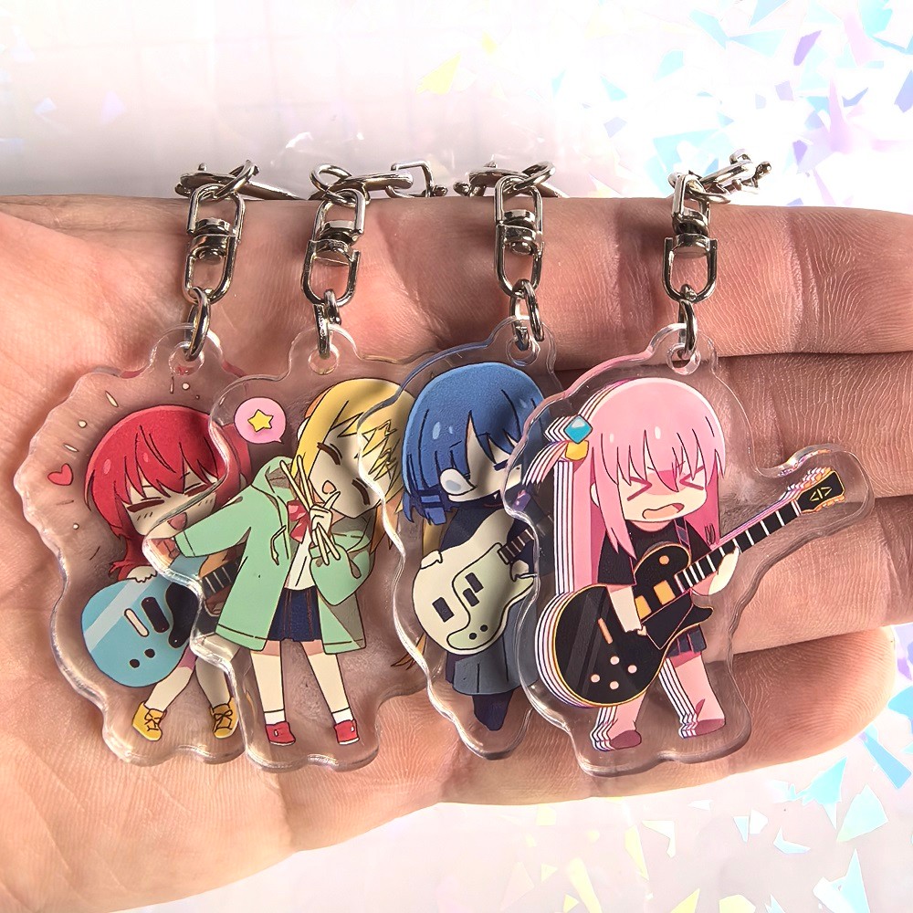 Anime BOCCHI THE ROCK Cosplay Keychain Badge Accessories Gotoh Hitori Yamada Ryo Cosplay Christmas H