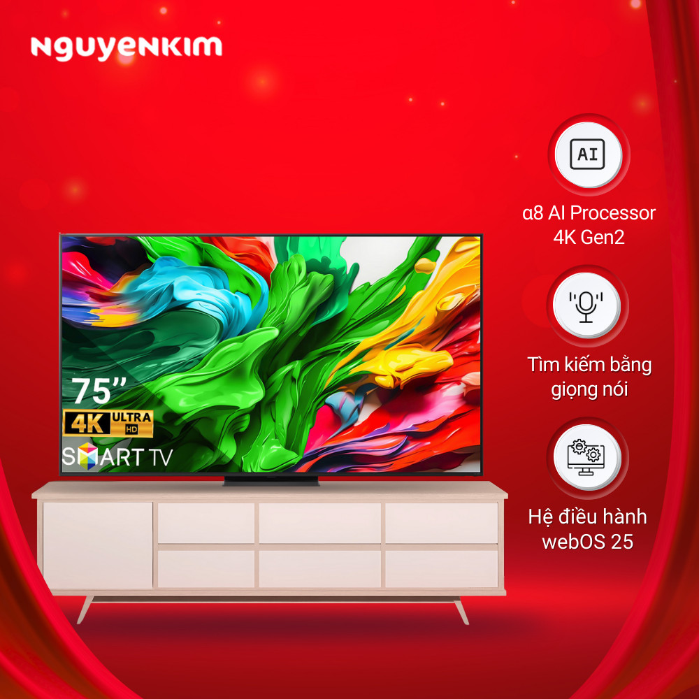 Smart Tivi QNED LG 4K 75 inch 75QNED86ASA