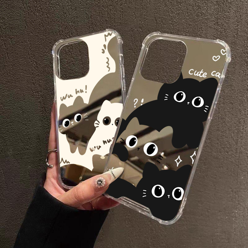 Ốp lưng gương họa tiết mèo