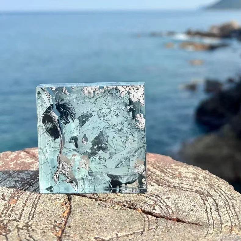 Mùa Hè Hikaru Chết Acrylic Khối