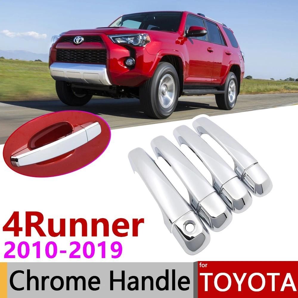 Dành Cho Xe Toyota 4Runner 4 Runner N280 2010 ~ 2019 Chrome Tay Nắm Cửa Bao Phụ Kiện Xe Hơi Dán Viền
