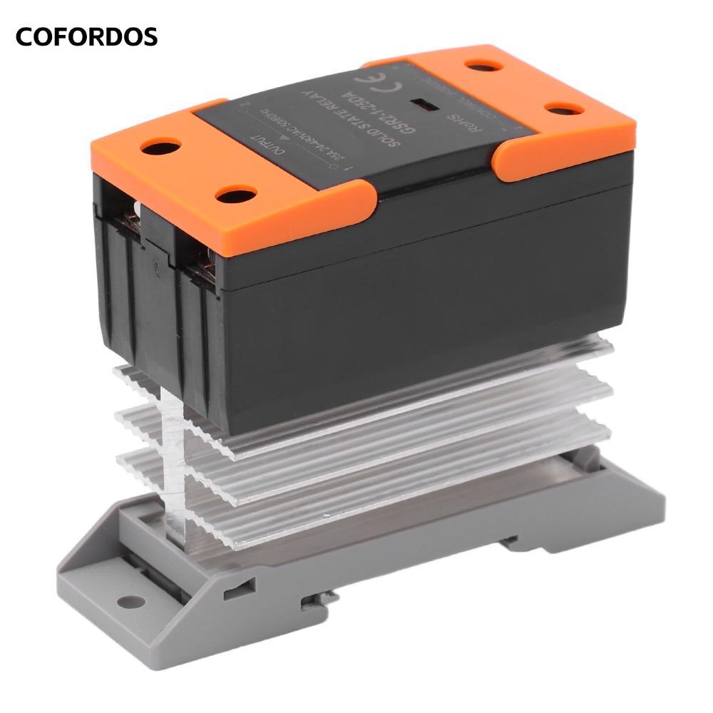 COFORDOS DC sang AC SSR, Đầu vào DC 3 ‐ 32V sang đầu ra AC 24 ‐ 480V GSR2-1-25DA Rơle thể rắn, Mạch 